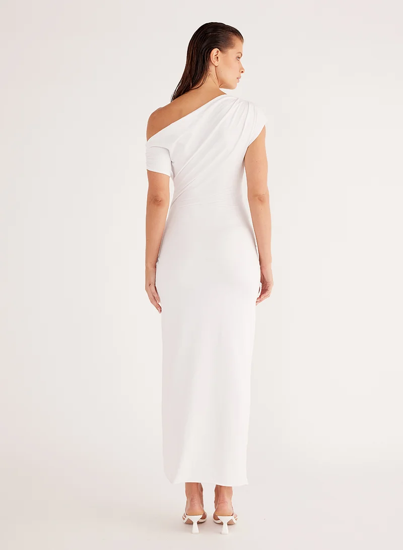 SNDYS Olividae One Shoulder Bodycon Maxi Dress