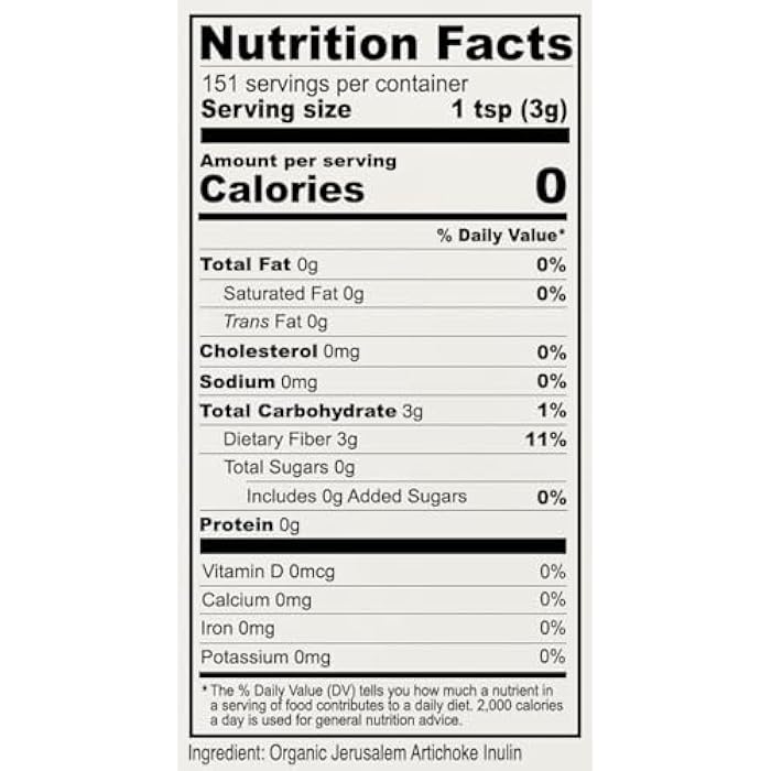 Anthony's Organic Inulin Powder (1 Pound) - Image 3