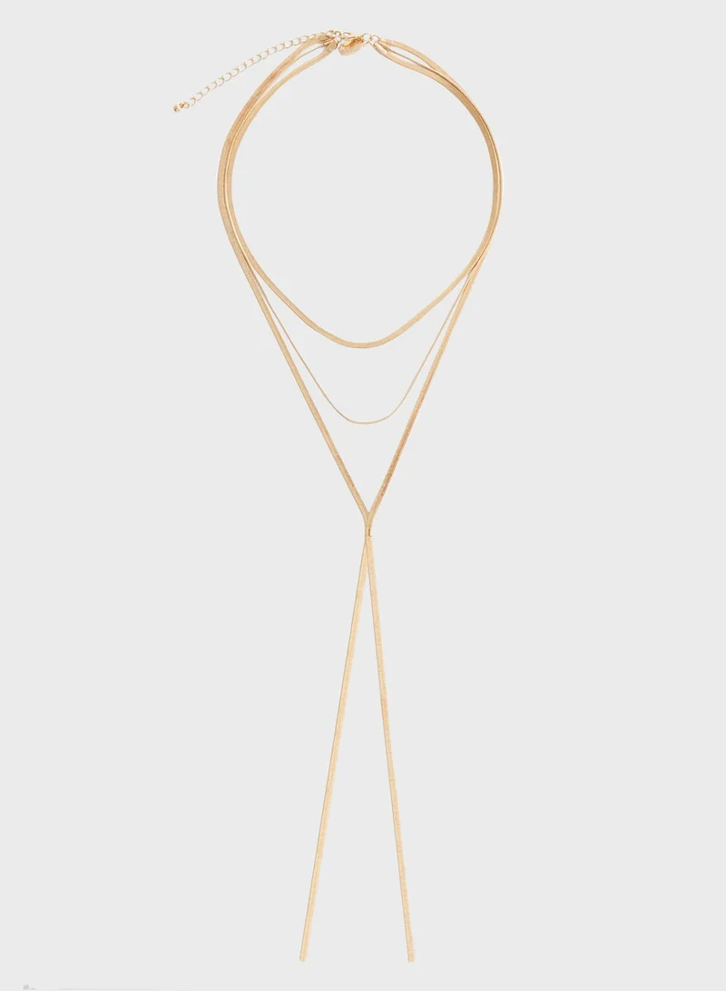 MANGO Tracy Layered Necklace