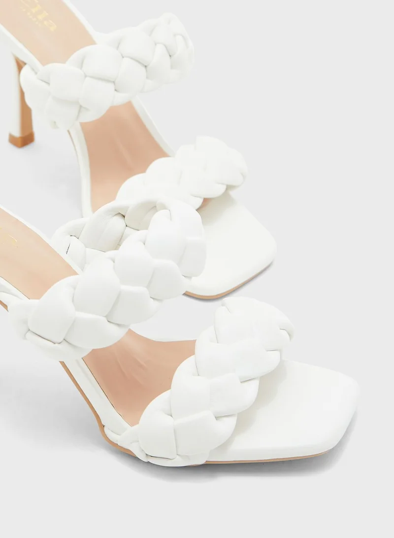 ELLA Braided Double Strap Sandal