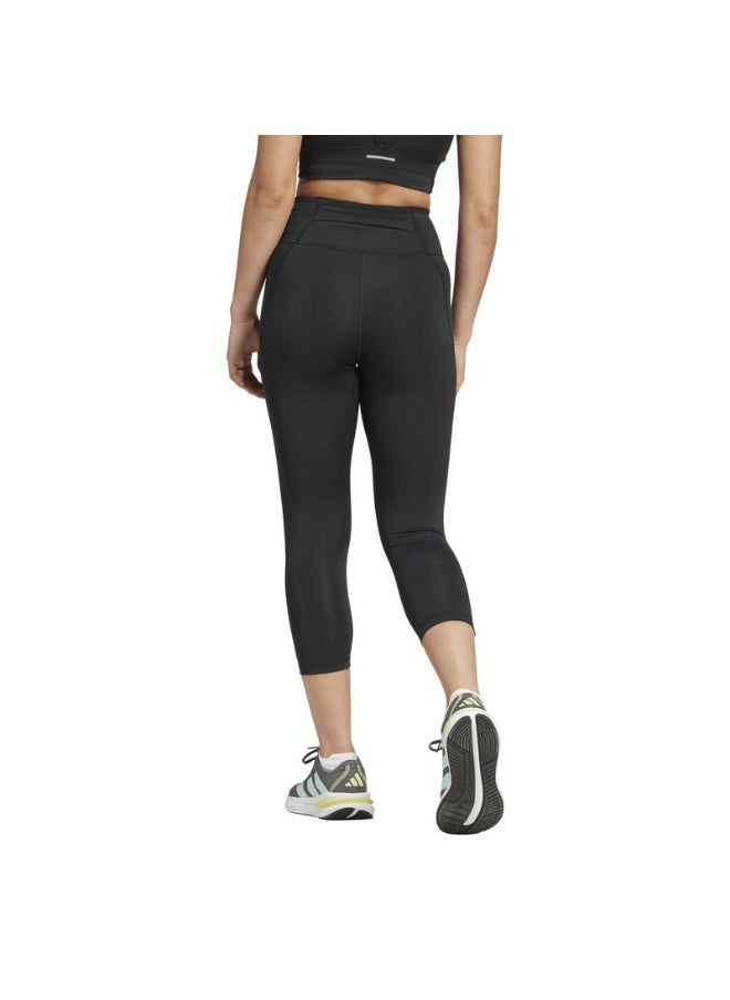 Adidas adidas OTR 3/4 L Black Running TIGHTS for Women - 2XS  - Image 2