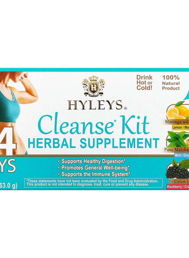 مجموعة تنظيف لمدة 14 يومًا 42 كيس شاي 2.22 أونصة (63 جرام)