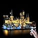 BrickSoul Upgrade Light Kit for Lego 76419 Hogwarts Castle and Grounds Building Set with ONOff Dimmer Switch Hidden Cable Tech Easy Install Lighting Set 76419 Set NOT Included - Image 2