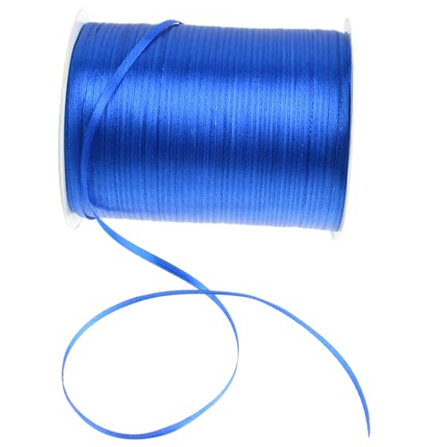 Star 18Inch Satin Ribbon by 870 Yard Giant Spool Double Face Woven Polyester Ribbon Hanging TagCard for Art Projects No Fading Scrapbook Fabric Ribbon 18Inch x 870 Yard x 1 SpoolRoyal Blue - Image 1