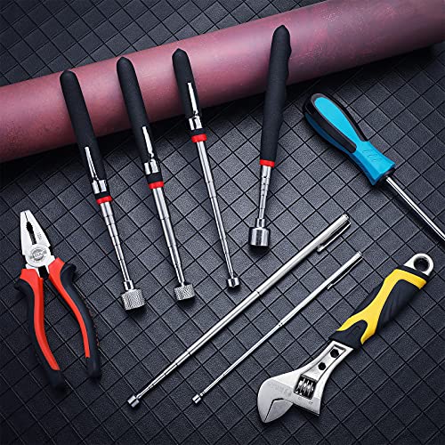 Frienda 6 Pieces Telescoping Magnet Tools, Extendable Telescopic Magnetic Pick up Tools Viewable Extendable Magnet Stick for Men Gift Home Outdoor Mechanical Repair ​​pick up 1.5, 3, 5, 10, 15, 20 lb - Image 5