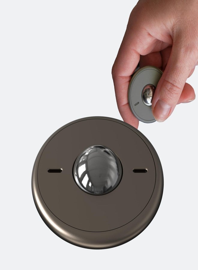 ONO Scroller- Handheld Fidget Toy for Adults | Help Relieve Stress, Anxiety, Tension | Promotes Focus, Clarity | Compact, Portable Design (Natural - Titanium) - Image 1