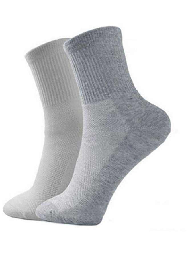 5 Pairs Men Business Breathable Socks Thermal Soft Cotton Blended Casual Sport Sock Black - Image 3