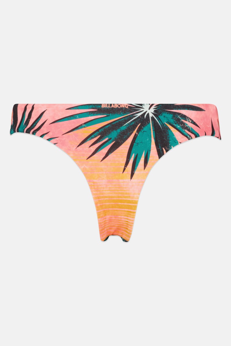 Billabong Women Floral Print Bikini Bottom, Multicolor - Image 2