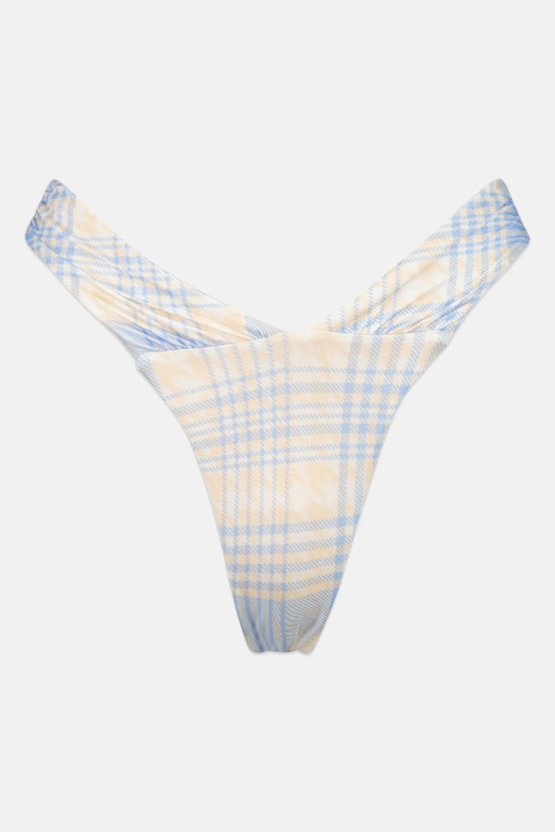 Asos Design Women Checked Bikini Bottom, Multicolor - Image 2