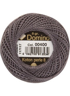 Coats Domino Koton Perle No:8 Embroidery Floss 00400 