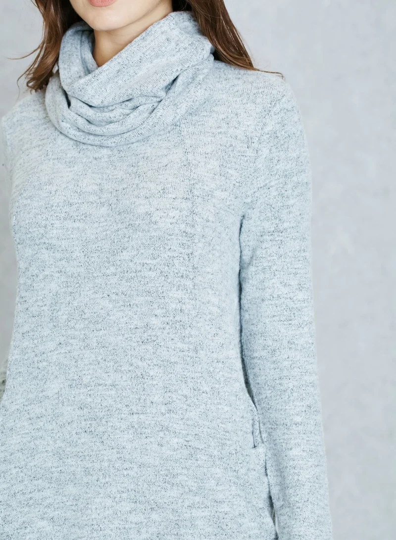 ELLA Detachable Roll Neck Top