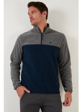 Buratti Regular Fit Zippered Stand Collar Winter Fleece Men's Fleece 5906016  - Image 1