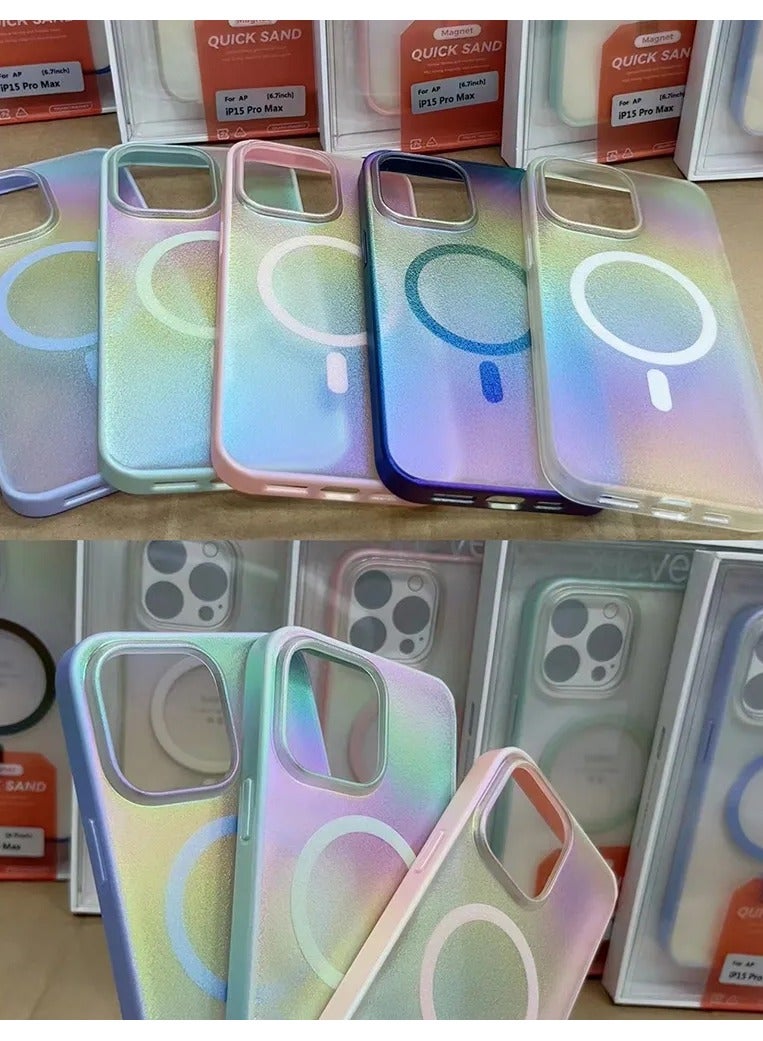 X-level حافظة X-level لجهاز iPhone 15 Pro لون رمل سريع - بنفسجي - Image 2