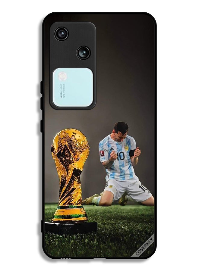 Covernex Vivo V30 5G Protective Case Cover Leo Messi & FIFA Trophy - Image 1