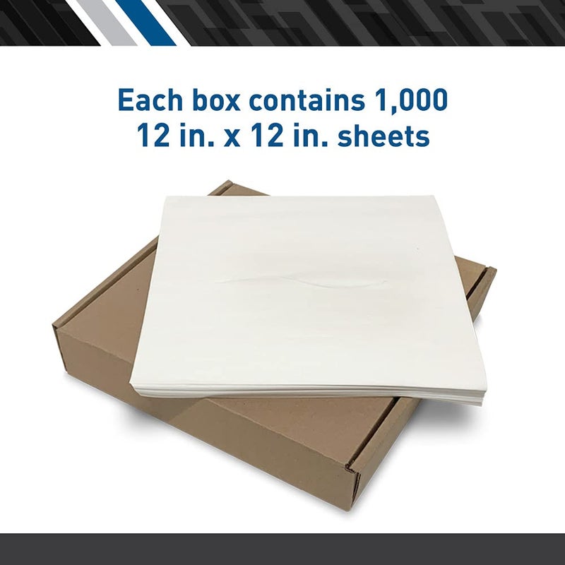 BodyMed Premium Headrest Paper Sheets â€“ with Slit â€“ Disposable Medical Face Barrier â€“ Exam Paper Sheets â€“ Case of 1,000 â€“ 12-inch x 12-inch â€“ White - Image 5