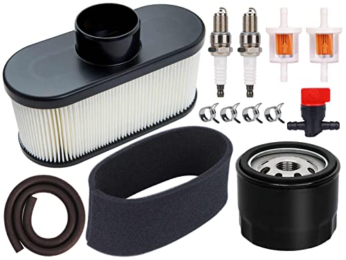 HOODELL FR691V Tune Up Kit for Kawasaki FR651V FR730V FS481V FS541V FS600V FS730V Engine Lawn Mower Tractor, Replace 49065-7007 Oil Filter 11013-7047 Air Filter - Image 1