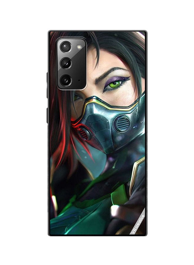 VR CREATIVE Protective Case Cover For Samsung Galaxy Note20 5G Vipe Valorant Design Multicolour - Image 1