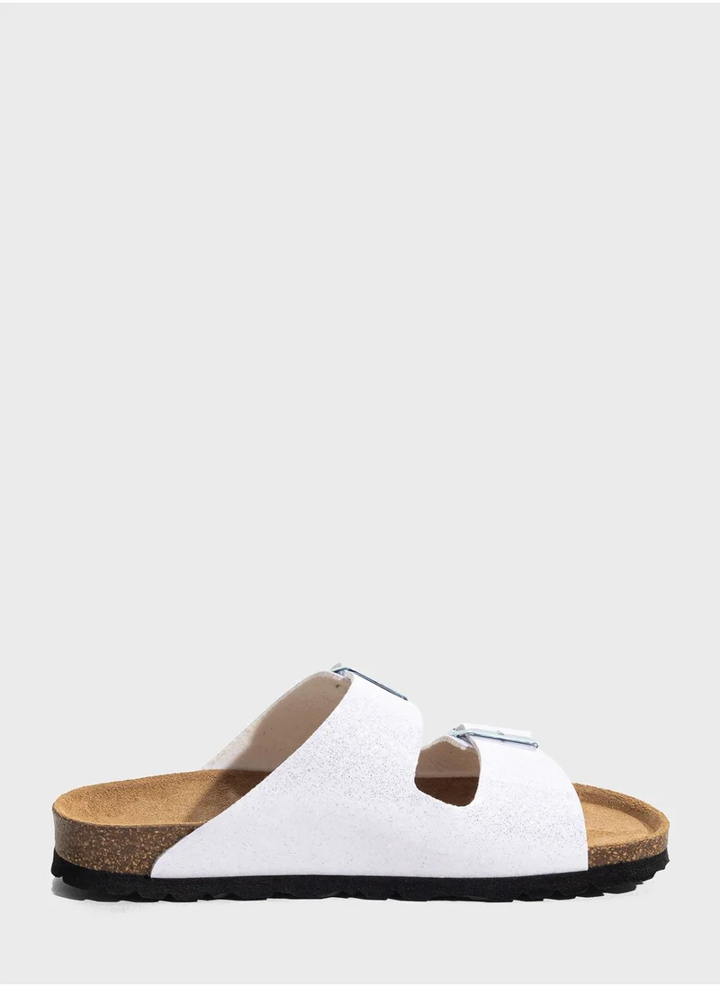 بيتون Tracy Double Strap Flat Sandals