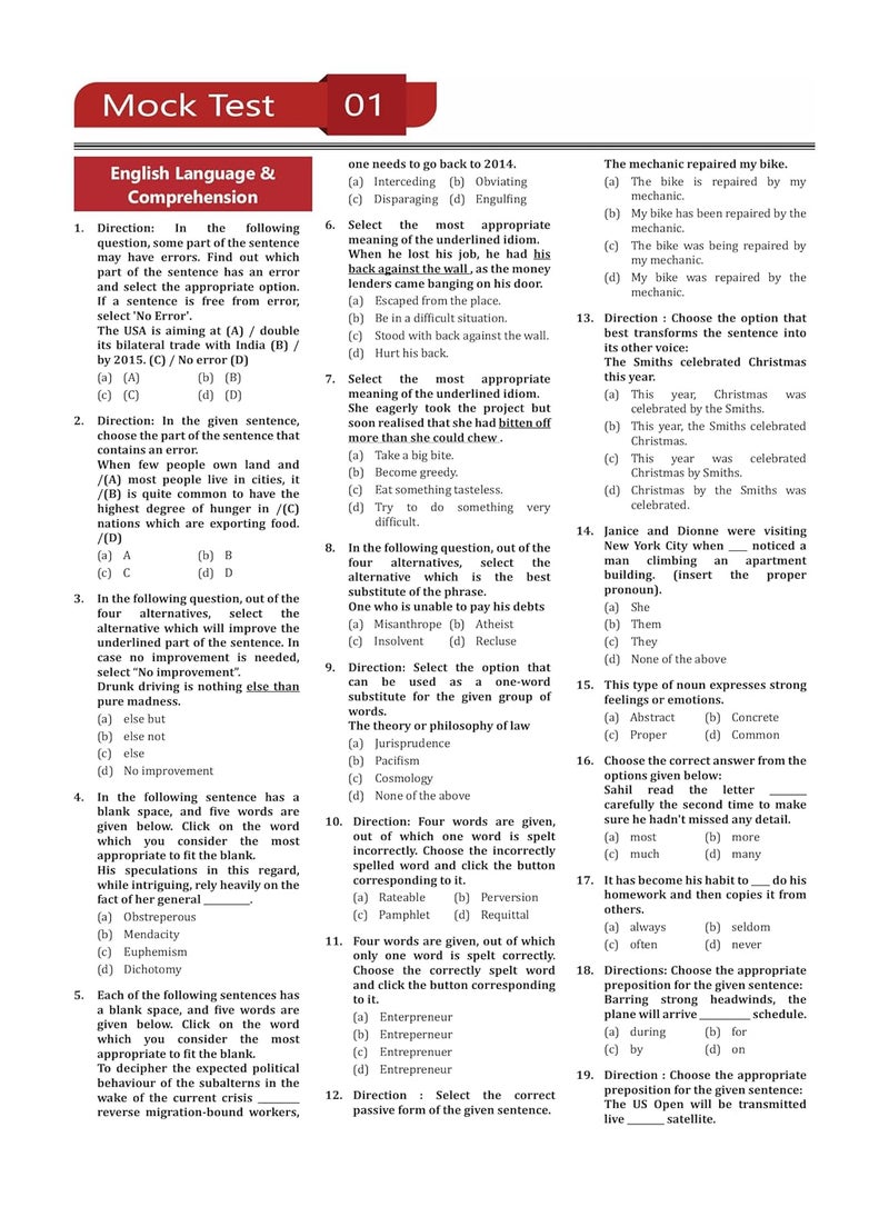 DU LLB (Law) Entrance Exam 2024 - 8 Full Length Mock Tests (Solved), 12 Sectional Tests (Solved) and 3 Previous Year Papers (Unsolved) with Free Access to Online Tests  - Image 5