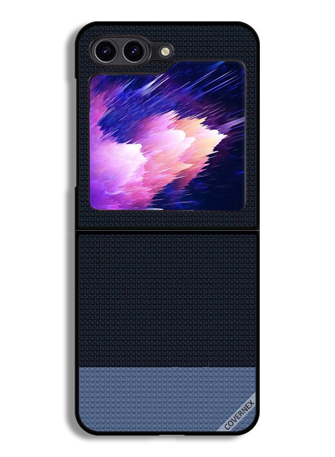 Covernex Samsung Galaxy Z Flip6 Protective Case Cover Dotted Shapes Pattern - Image 1