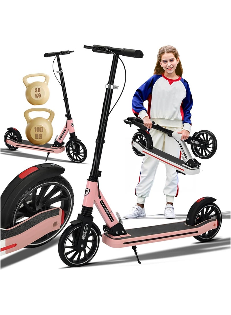 ECVV Foldable Kick Scooter for Kids, Teens & Adults (Ages 6-12) – Lightweight & Durable, Perfect for Campus Travel & Outdoor Rides | Assorted color - Image 1