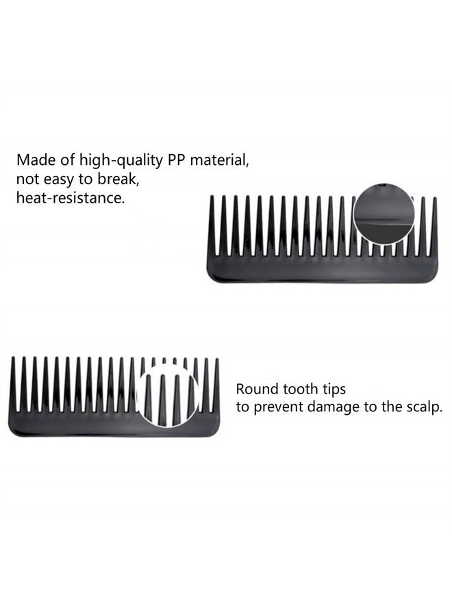 NuAngela Wide Tooth Hair Comb No Static, Detangling Styling Comb For Thick Long Curly Hair, No Handle Round Teeth, Reduce Hair Loss&Breakages, Shower Shampoo Detangler Comb For Women Men(PINK) - Image 5