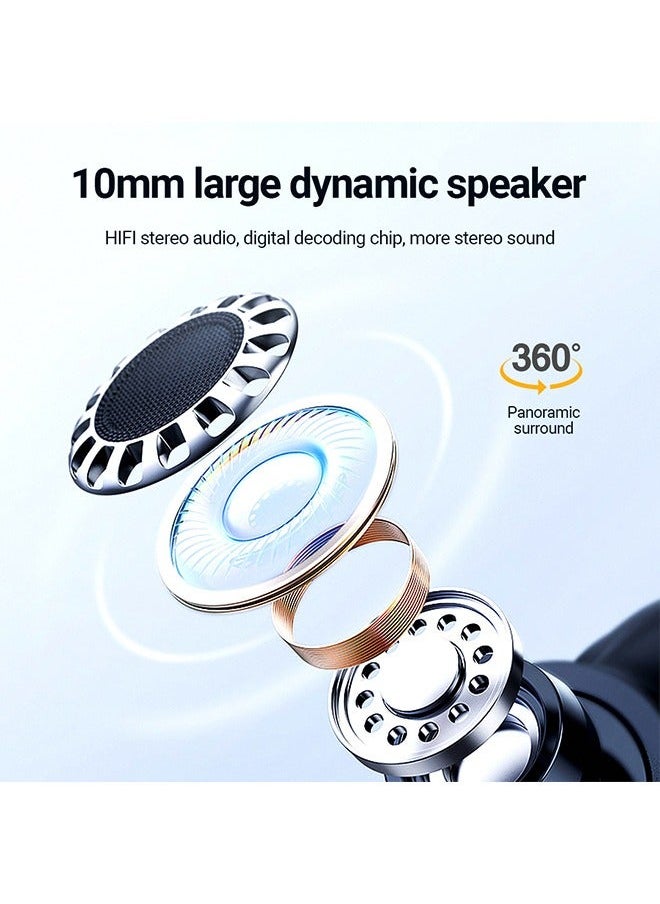 Celebrat - USB C Headphone IPhone 15 Type-c Stereo Wired In Ear Style Noise Reduction Earphones Wired Earphones with Microphone and Volume Control 1.2M for iPhone 15/15Plus/15Pro/15ProMax/iPad Pro White - Image 1