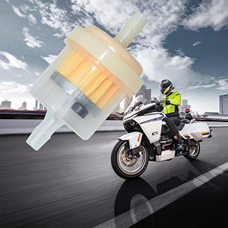 مرشحات وقود عالمية من Motoforti، 5 قطع، فلتر خط وقود المحرك مع مغناطيس، بديل للدراجات النارية ومركبات ATV والدراجات الترابية - Image 3