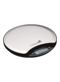 MASTERCLASS MasterClass Electronic Dry and Liquid 5 Kg Round Platform Scales, Gift Boxed  - Image 1