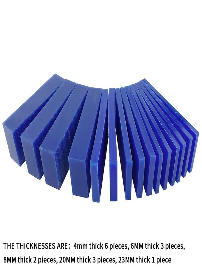 PHYHOO Carving Wax Block Lost Wax Casting Jewelry Molding Tool Mold Sculpting 1 Pound (Blue Wax Slices) - Image 2