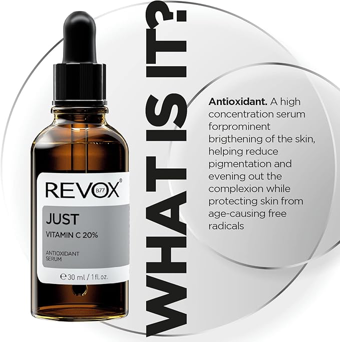 REVOX B77 REVOX JUST Vitamin C 20percent Antioxidant Serum - (30ml) - Image 3