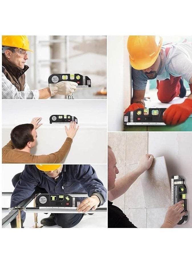 ريبنيو أداة قياس متعددة الأغراض Fixit Laser Level Pro 3 مع شريط بطول 8 أقدام - Image 5