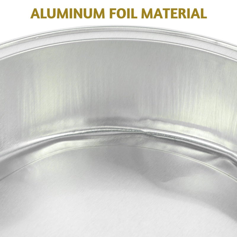 Aluminum Foil Baking Cups 25 Pack Oven Safe Disposable Cake Dessert Containers - Image 4