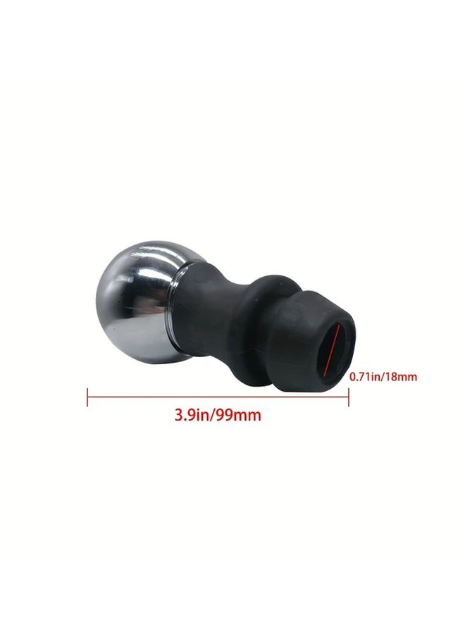 Red 5 Speed Alloy Manual Gear Shift Knob For Peugeot 106 206 207 306 307 407 408 508 - Image 2
