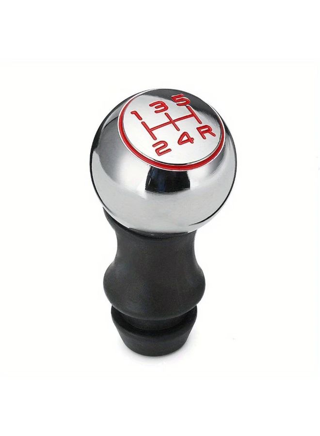 Red 5 Speed Alloy Manual Gear Shift Knob For Peugeot 106 206 207 306 307 407 408 508 - Image 4