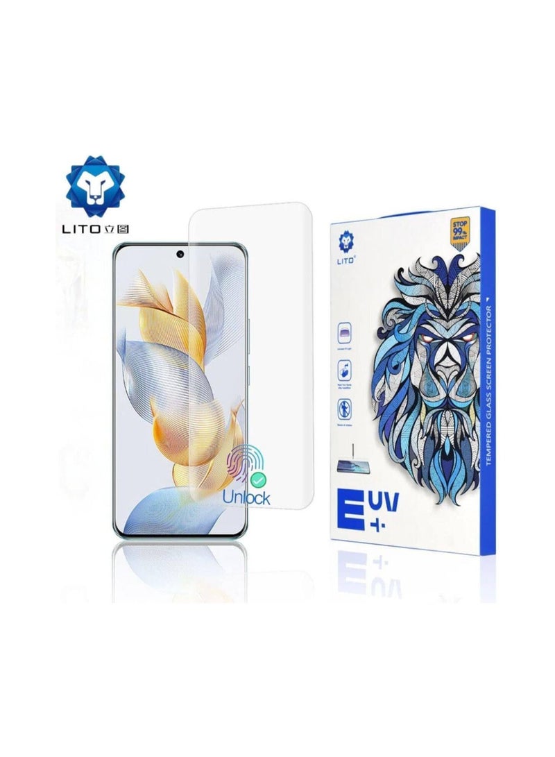 ليتو واقي شاشة سائل مقاوم للأشعة فوق البنفسجية متوافق مع Honor Magic 7 Lite مقاوم للغاية (جودة عالية، يدعم تشغيل بصمات الأصابع. يتطلب التركيب من قبل متخصص) مقاوم للخدش - Image 5