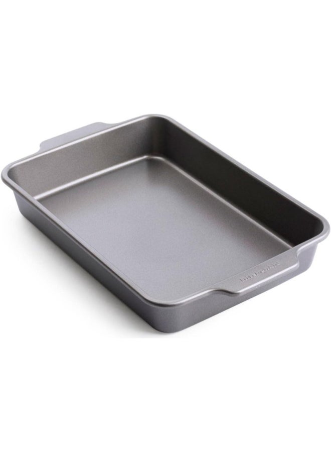 KitchenAid Nonstick Aluminized Steel Cake Oven Tray Grey 33 x 22.5cm CC003299-001 - Image 1