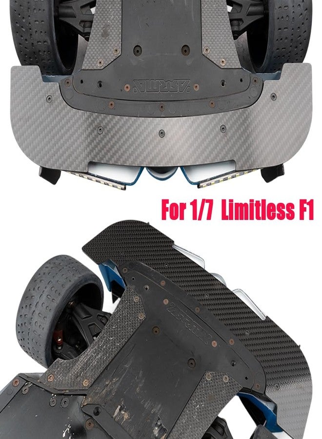 موهيرو فاصل أمامي من ألياف الكربون من موهيرو لسيارة Infraction 6S BLX بمقياس 1/7 وسيارة Limitless F1 RC المطورة - Image 5