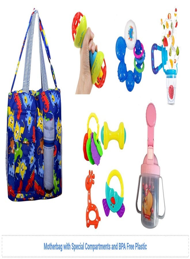 Unique Ideas New Born Baby for 0-6 Month Baby (Clothes, Feeding, Bag and Toys) 32 Pieces Pack - Image 4
