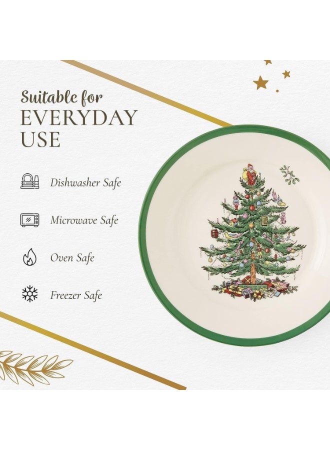 Spode Christmas Tree Salad Plate 007 PS  - Image 3
