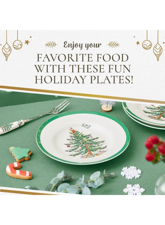 Spode Christmas Tree Salad Plate 007 PS  - Image 4