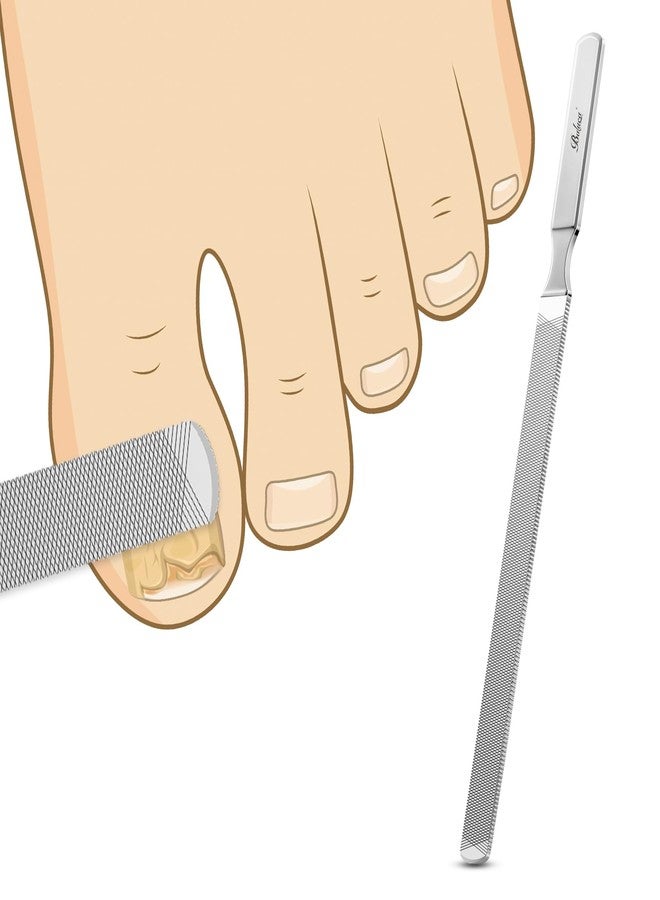 BALUCA Heavy Duty Metal Nail File for Thick Nails - Image 1