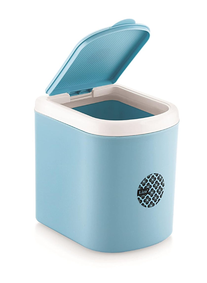 Nabhya Nabhya Combo Of 3Pc Mini Waste Bin Disposal Dustbin for Car Office Desk and Home Use Blue  - Image 3