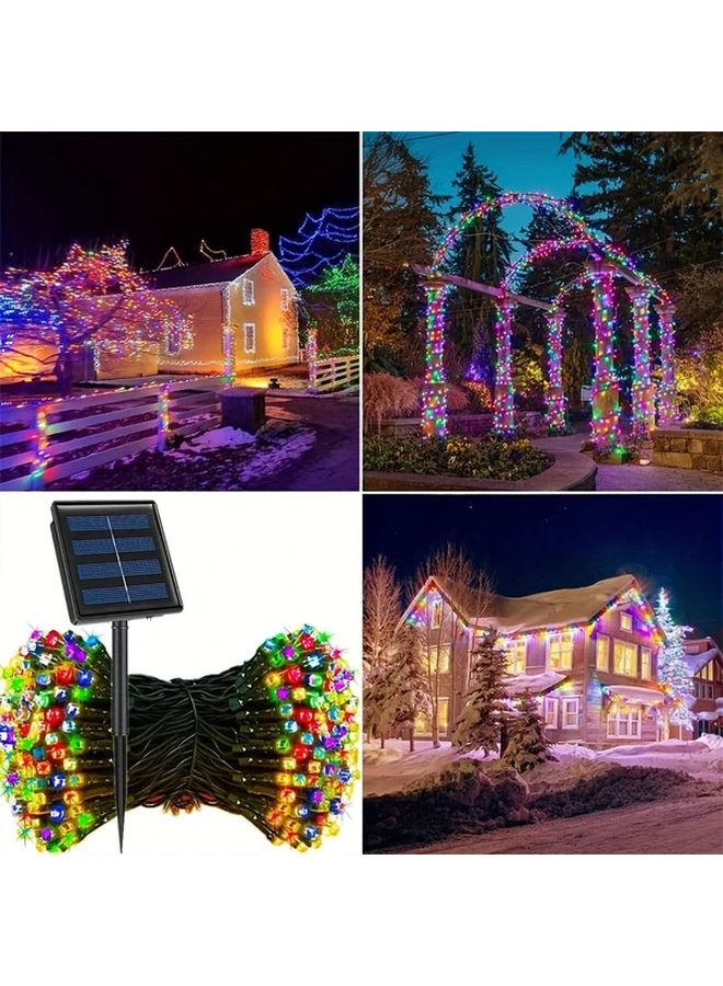 Solar String Lights 50 LED 8 Modes 7 Meters 22 96 Feet Warm White Outdoor Garden - Image 5