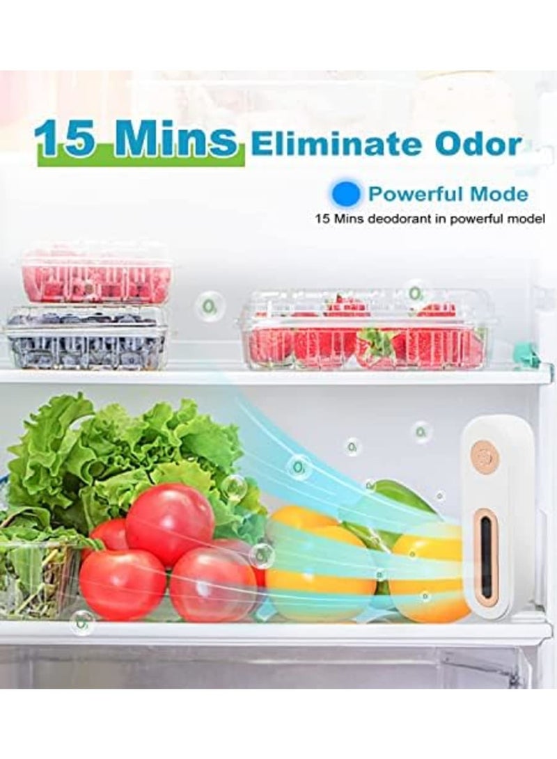 SYOSI Mini USB Fridge Deodorizer, Portable Rechargeable Refrigerator Deodorizer Reusable, Lasts Nature Refrigerator Deodorizer, Multipurpose Refrigerator Odor Eliminator for Fridge, Car, Closet, Wardrobe - Image 3