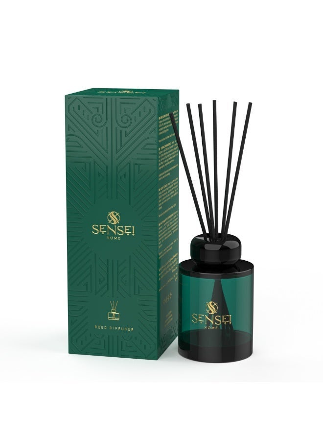 SENSEI Reed Diffuser for Bedrooms, Living Spaces, Hotels and Offices | 150ml Long Lasting Fragrance | Citrus Spiced Woody Scent - Image 1