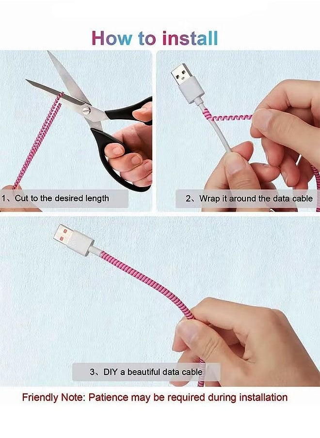 Generic - 3D Cute Cartoon Series Fast Charger Protector for iPhone 18W 20W iPhone 14 13 12 11 Pro Max Fast Charging Cable Charger Head Protective Cover Cable Accessory Data Cable Protective Sleeve - Image 1