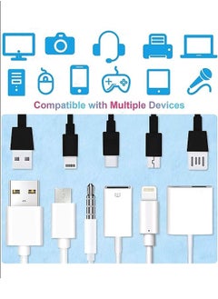 Generic 3D Cute Cartoon Series Fast Charger Protector for iPhone 18W 20W iPhone 14 13 12 11 Pro Max Fast Charging Cable Charger Head Protective Cover Cable Accessory Data Cable Protective Sleeve  - Image 4