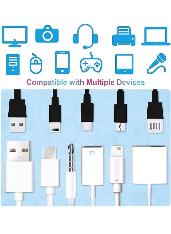 Generic - 3D Cute Cartoon Series Fast Charger Protector for iPhone 18W 20W iPhone 14 13 12 11 Pro Max Fast Charging Cable Charger Head Protective Cover Cable Accessory Data Cable Protective Sleeve - Image 1