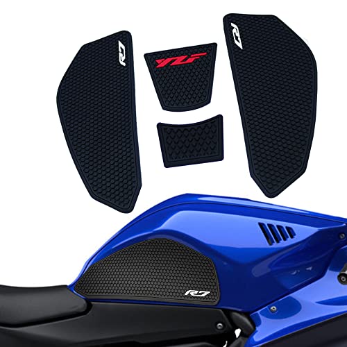 VORILES for YZF-R7 YZFR7 R7 YZF r7 2025 2024 2023 2022 2021 Motorcycle Tank Traction Pad Anti Slip Sticker Gas Knee Grip Protector YZF R7 Tank pad - Image 1